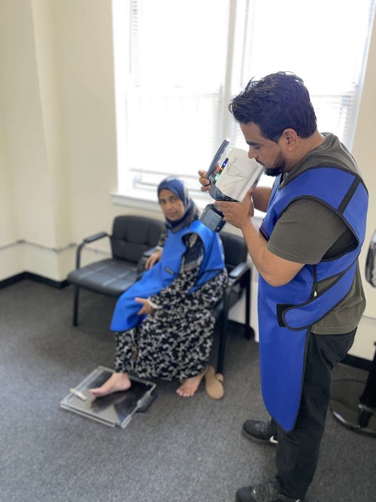 Dr. Tasnim Matin Treating Patient