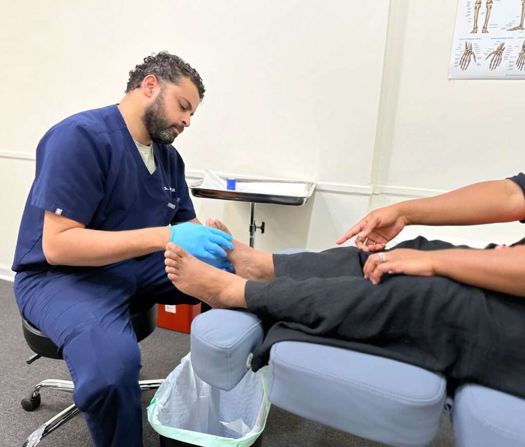 Dr. Sadi Alam, DPM Treating Ingrown Toenails