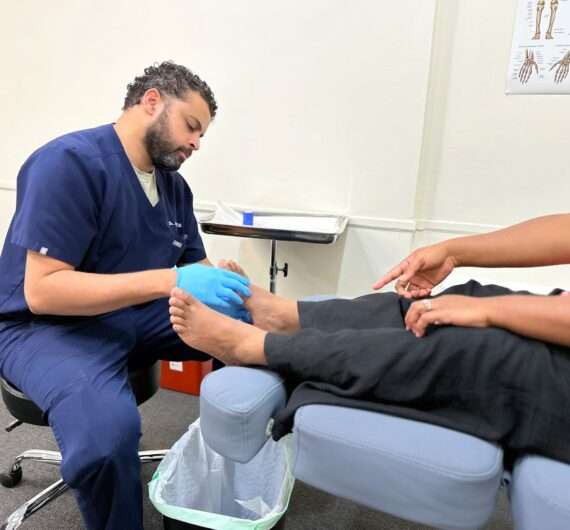 Dr. Sadi Alam, DPM Treating Ingrown Toenails