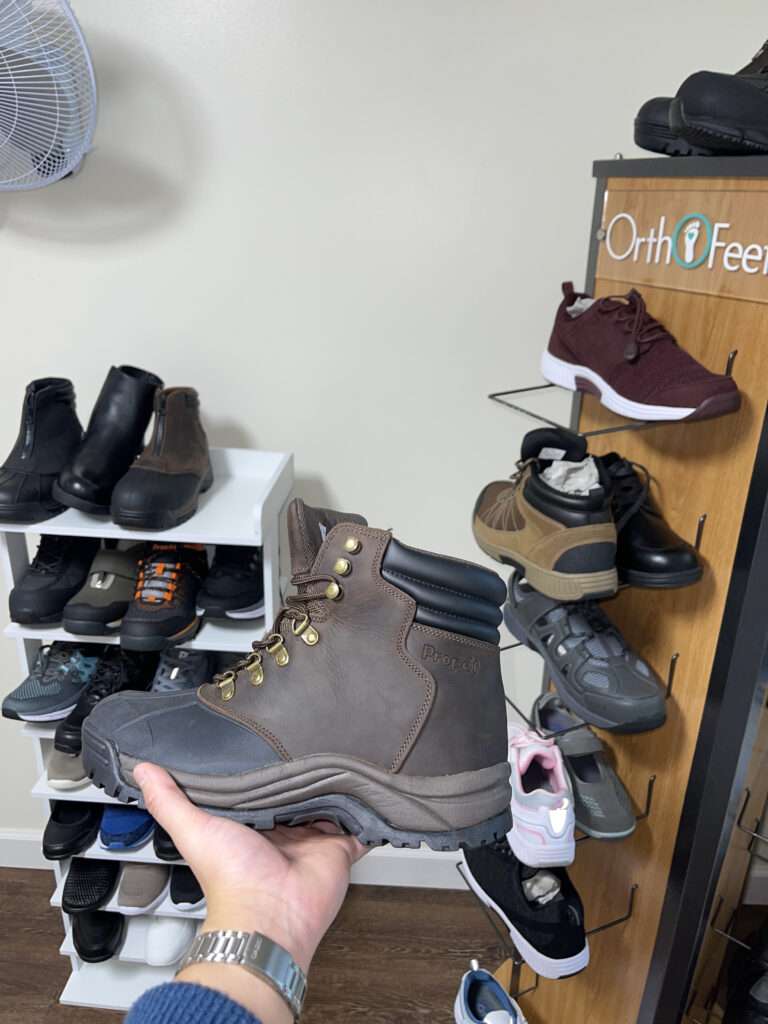 Image of orthotic boots for men provided by Alam Podiatry.