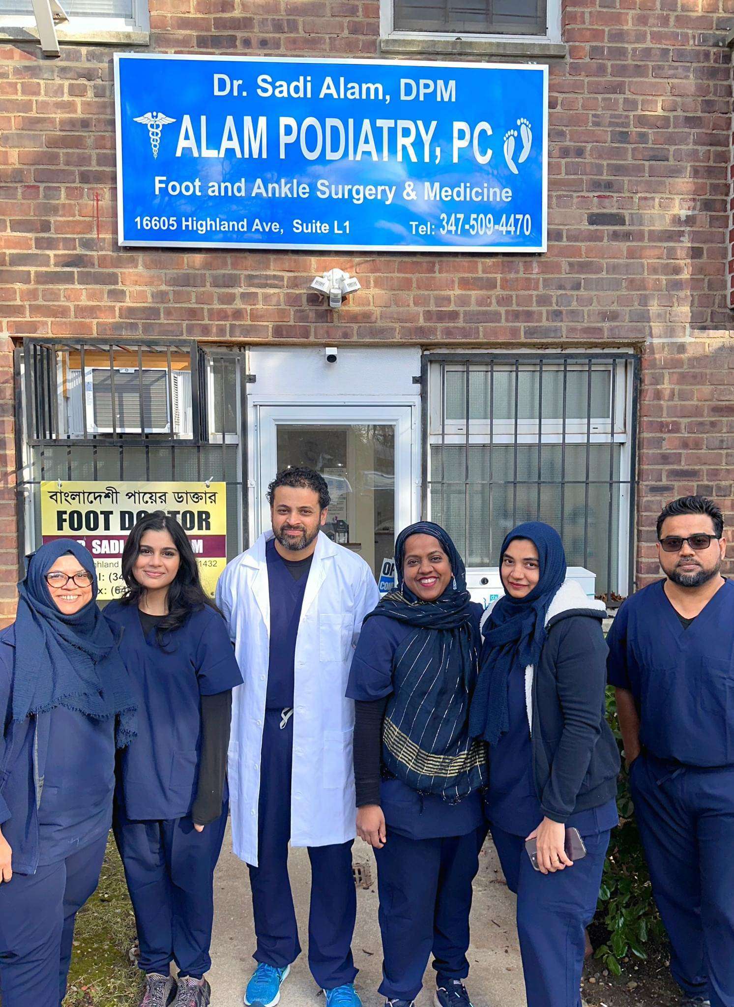 Dr. Sadi Alam Podiatrist Jamaica Queens - Surgical Team